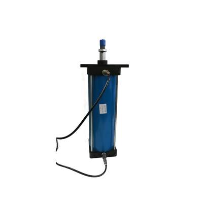 Buy Standard Pneumatic Air Cylinder 45 Steel Flange Structure For Engineering online manufacture